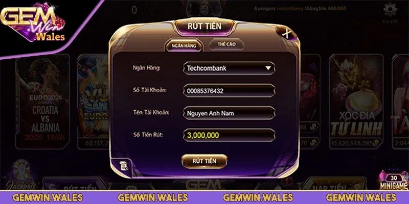 Gemwin nổi bật với sự uy tín và đáng tin cậy trong giao dịch