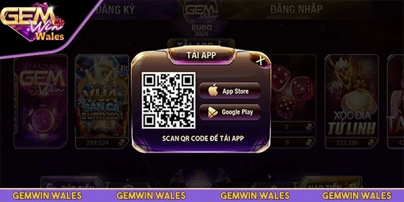 Thao tác tải app Gemwin về thiết bị đơn giản mà miễn phí